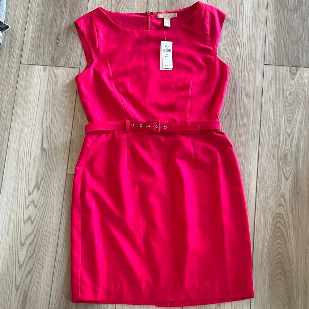Banana Republic Vibrant Pink Mini Dress nwt